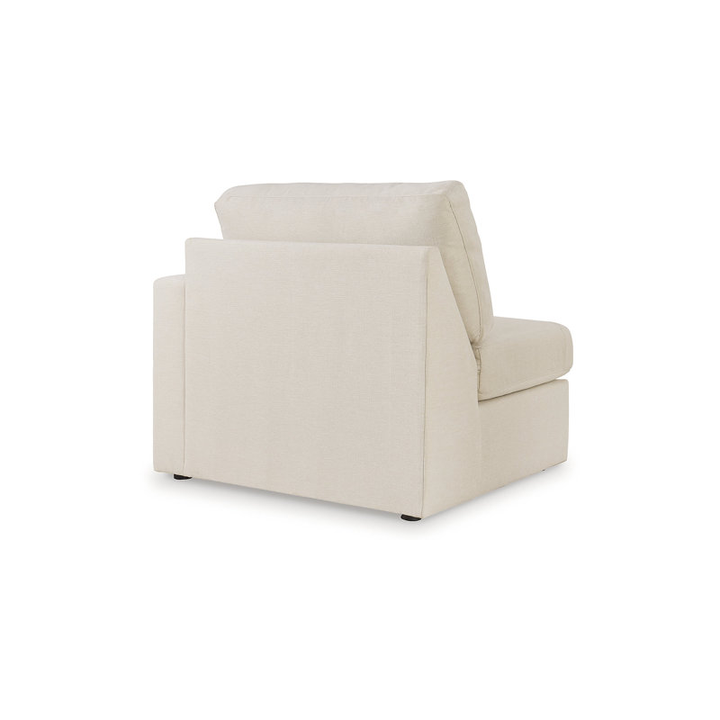 Canapé modulaire 6 pièces Depew, Polyester blanc