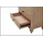 Table de chevet 3 tiroirs avec finition sable
