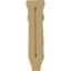 Corbeau en bois d'aulne traditionnel l 9 po x P 10 po x H 34 po (lot de 4)-73567788-73318819
