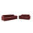 Clairah Willow Berry Red Modular Sofa-103896181