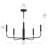 Reines 5-Light Matte Black Medium Chandelier-127380276-130106213