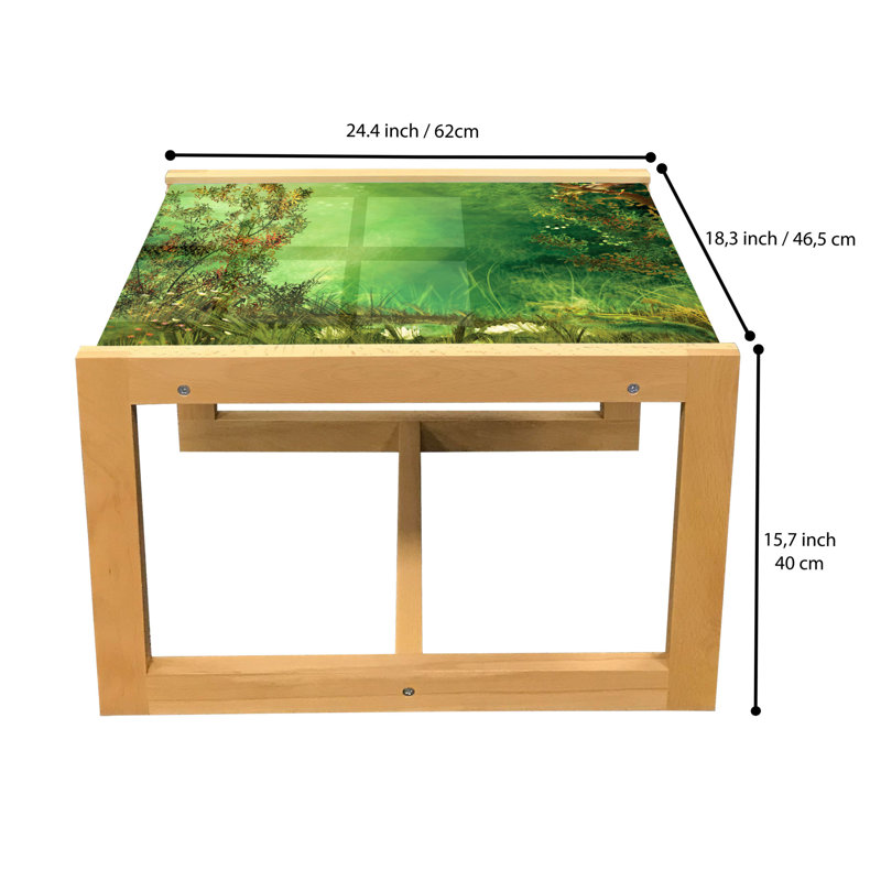 Irfaan Sled Coffee Table, 62cm H x 46cm W x 40cm D