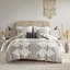 Ensemble de housse de couette pour lit double / grand avec imprimé 4 pièces Ibiza-1223903601