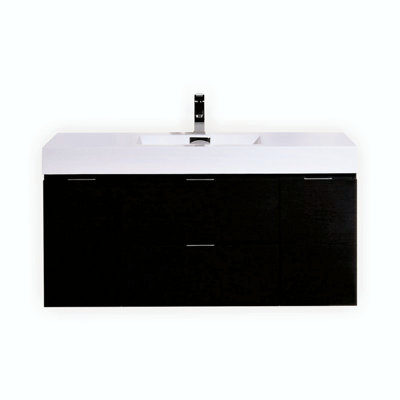 Royka 47.25'' Single Bathroom Vanity with Acrylic Top