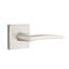 Poseidon Flat Privacy (Bed & Bath) Door Lever with Square Rosette-633833171-633833169