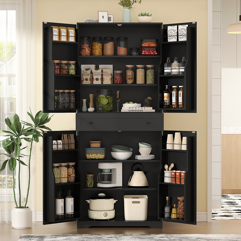 Garde-manger 71,9 po, Noir