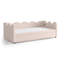 Canapé-lit convertible 2 en 1, canapé-lit triple renforcé renforcé pour les petits espaces, canapé-lit en tissu écossais avec chargement USB pour le salon