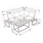 Ensemble de conversation modulaire avec coussins 3 pièces Camberwell-213296681