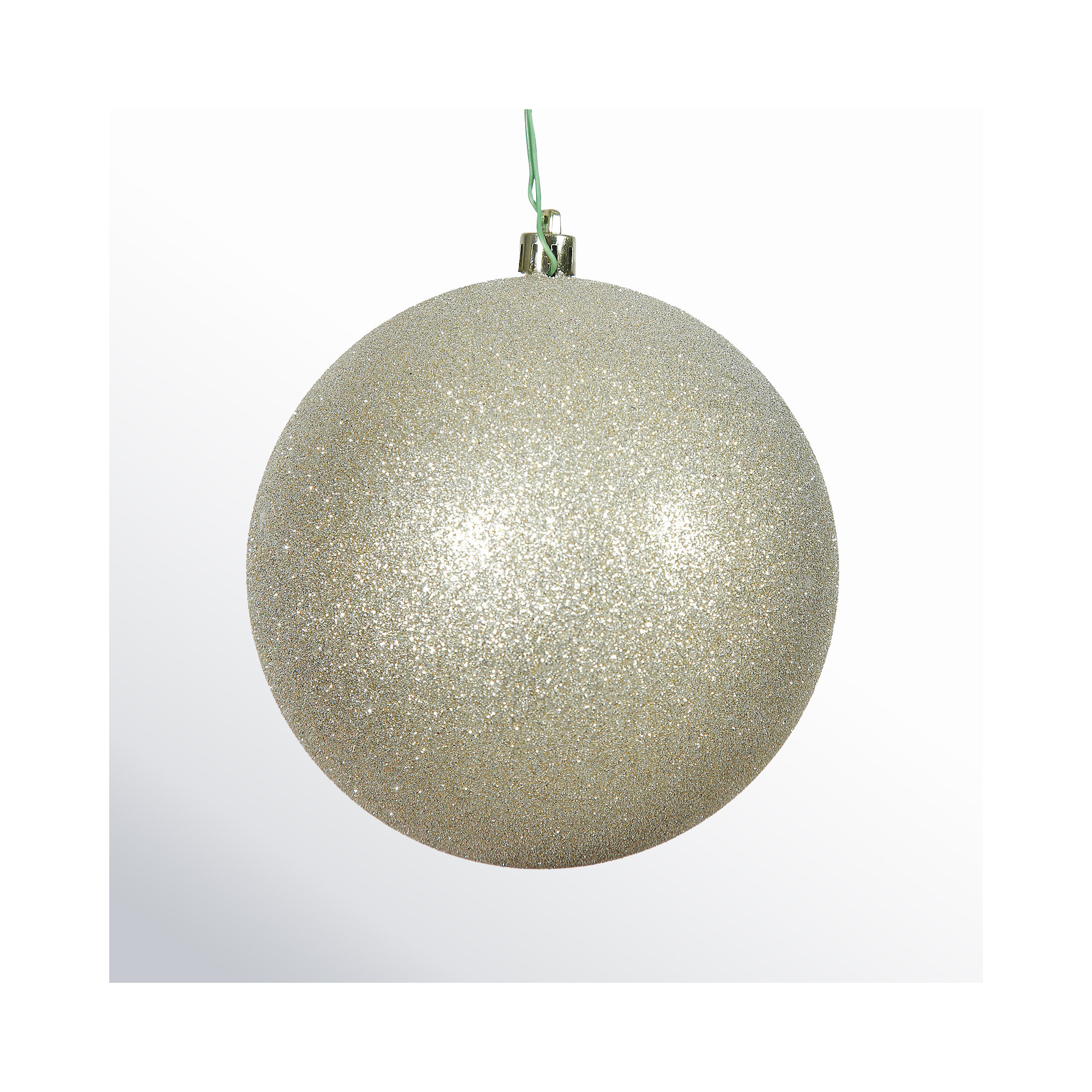 Holiday Décor Ball Ornament, 2.4" , Champagne