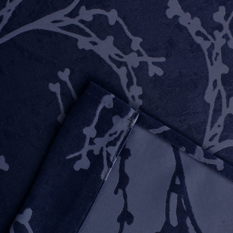 Inoue Blackout Curtain Pair, Navy Blue