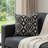 Parkland Collection Habib Transitional Black Throw Pillow