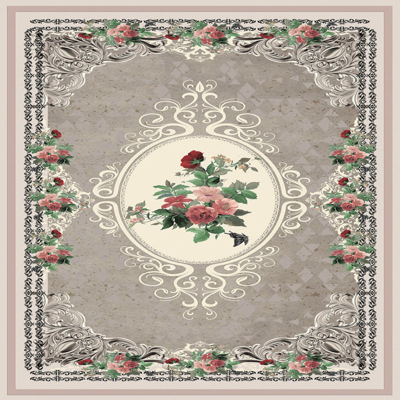 Stylish Woven Carpet, 5.2 x 7.5 Feet | 100% Polyester, 0.3 in Pile Height, Antibacterial, Non-Slip PVC Dot Underside | Machine Washable, 3D Digital Print | Perfect for Living Room, Bedroom & Home Décor