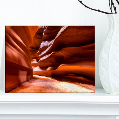 « souffle antilope canyon », impression sur toile tendue