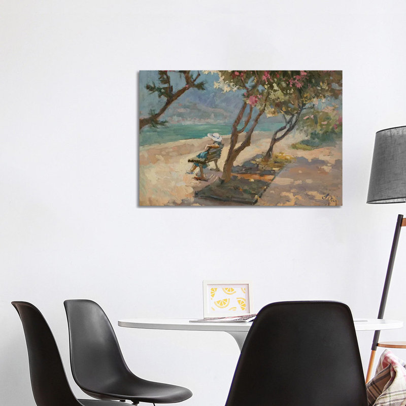 Oleanders In Kotor Montenegro by CountessArt - No Frame Gallery-Wrapped Canvas Giclée on Canvas, 101.6 cm H x 66.04 cm W