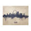 «St Louis Missouri Skyline Concrete» par Michael Tompsett, impression sur toile tendue-1009767244