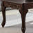 Dark Cherry Colored Coffee Table With Ornate Details For A Luxurious Feel Finish Style Wood Rich Texture