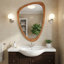 Miroir décoratif irrégulier-688286794-688286792