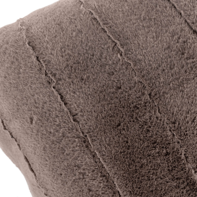 Empress Square Cushion, Brown, 55cm H x 55cm W
