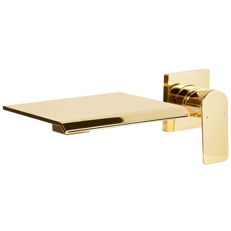 Wall Mounted Basin Mixer Tap APONWAO, Gold
