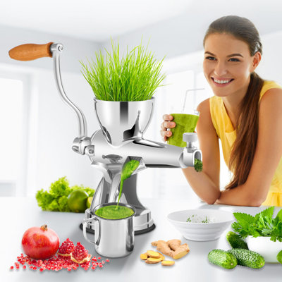 VEVOR Stainless Steel Manual Slow Masticating & Cold Press Juicer