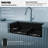 Karran Retrofit Farmhouse/Apron-Front Quartz Composite 34'' X 21-1/4'' 60/40 Double Bowl Kitchen Sink-45011524