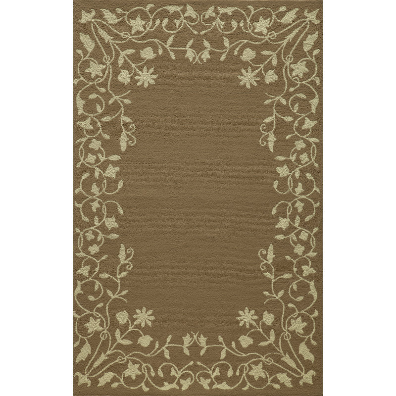 Tapis crocheté à la main Moten, Rectangle 2 pi x 3 pi