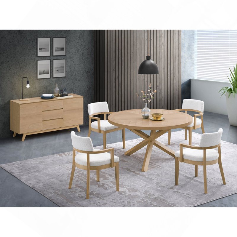 Server Kasem Oak Finish, Brown