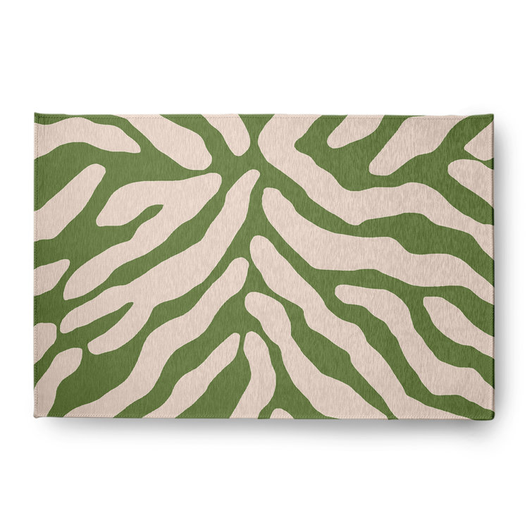 Cervin Chenille Animal Print Indoor Rug