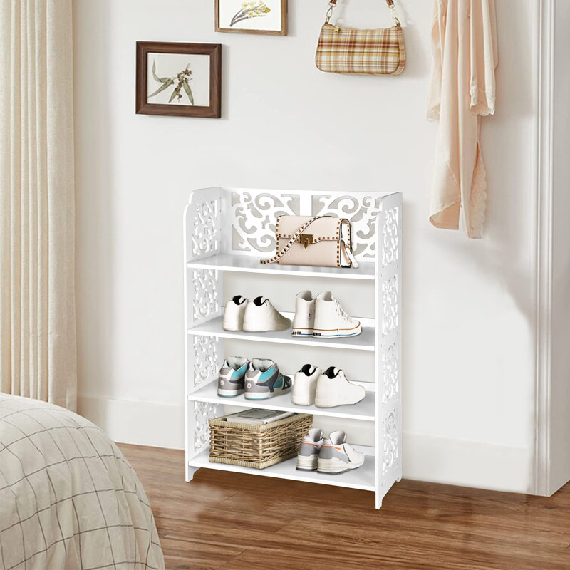 8 Pair Stackable Shoe Rack