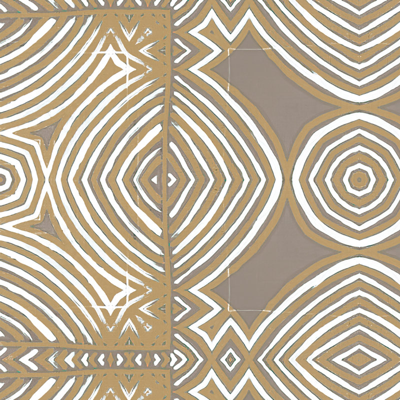 Ruguru (Small) | Linework Tile Wallpaper Double Roll