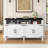 Modern 4-Door Sideboard Buffet With Power Outlets & USB Ports, Accent Cabinet-118566495