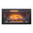 36" Infrared Electric Fireplace With Removable Trim Kit Insert-1291763536