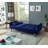 Silvester 75" Velvet Square Arm Sofa Bed Sleeper Love Seat-401219488
