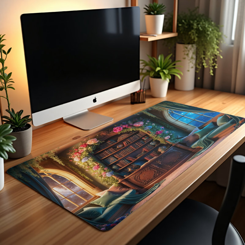 Polyester Desk Pad, 23.6x13.8