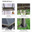Milanna 4m x 3m Steel Party Tent