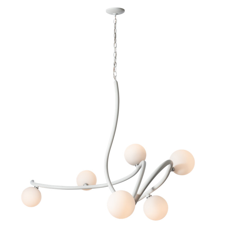 Slide 6 - Light Unique/Statement Modern Linear Chandelier