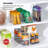Copco Set Of 4 Clear Mini Fridge Bins