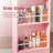 Modern Flip Up Mirror Makeup Vanity, Dressing Desk with Drawer and Open Shelves, Vanity Table With Lighted Mirror And Charging Station for Bedroom, Writing Desk with Hidden Storage-107174280