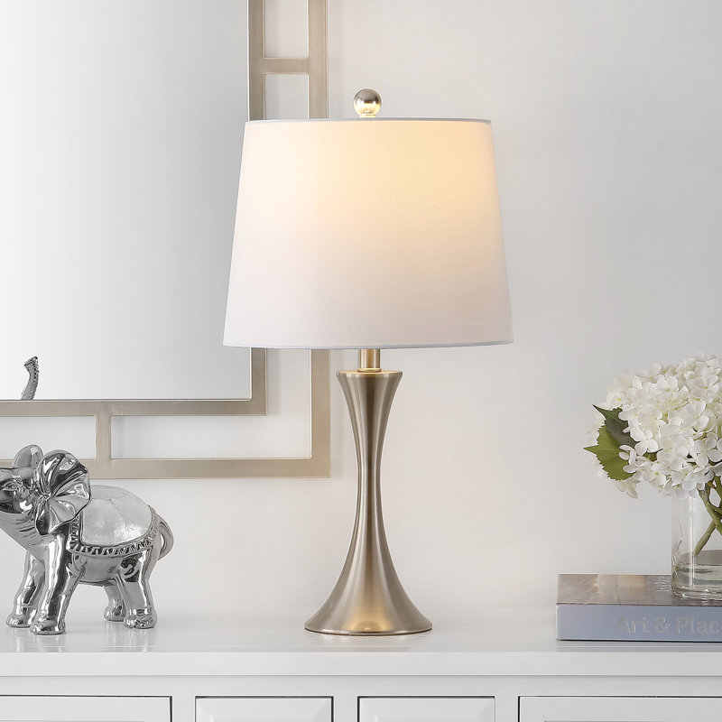 Lampe standard en nickel 24 po Navilas