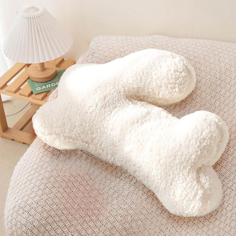 Bunny Shaped Throw Pillow