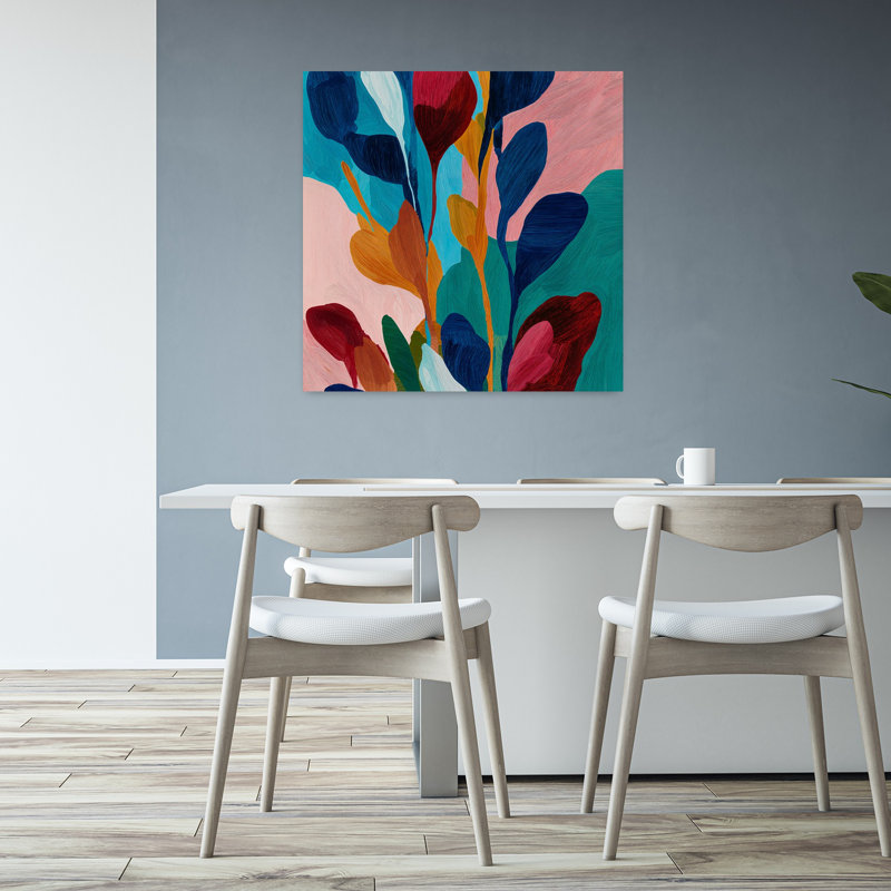 Art contemporain, art contemporain abstrait, H 32 po x l 32 po