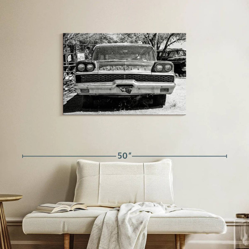 Mehar Black Arizona - Mercury Old Car, H 24 po x l 36 po