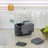 SinkSide Cleaning Set, Cleaning Caddy, Dish Brush, Squeegee, 3 Microfiber Cleaning Pads and 2 Microfiber Cleaning Cloths