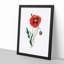 Common Poppy Illustration - Picture Frame Painting Print-55510538-55510537