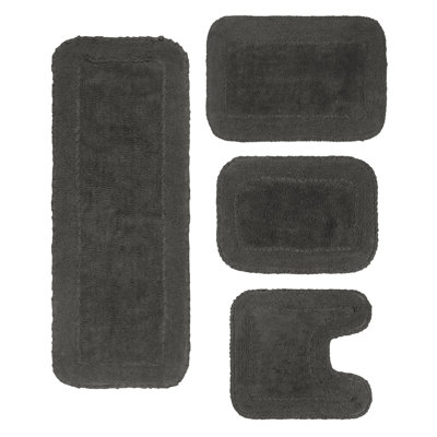 Aceyon 4 Piece Cotton Bath Rug Set