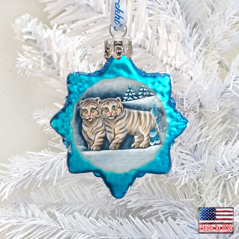 Keepsake 3'' Handmade Glass Holiday Shaped Ornament