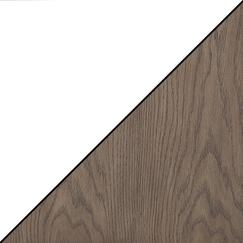 Mayall Single Coffee Table, White, Driftwood