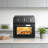 Air Fryer Toaster Oven Combo (13QT) – 360° Hot Air Circulation Enables Healthy Oil-Free Cooking, Multifunctional Stainless Steel Convection Countertop Oven with Adjustable Time & Temperature