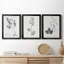 «Botanical Imprint I», ensemble de 3 peintures sur toile encadrées-1130262994-1130262995