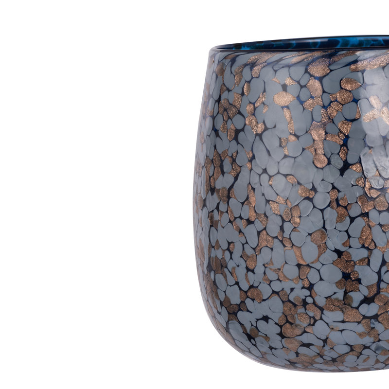 Deardorff Handmade Glass Table Vase, 8.5" H x 7.7" W x 7.7" D